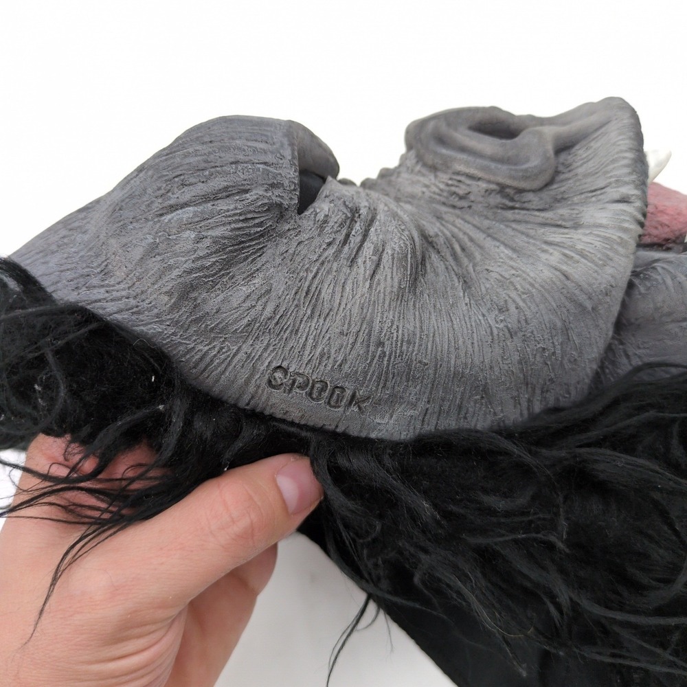 Vintage Spook Gorilla Ape‎ Latex Mask Adult Halloween Costume 80s 90s Horror - Picture 9 of 10